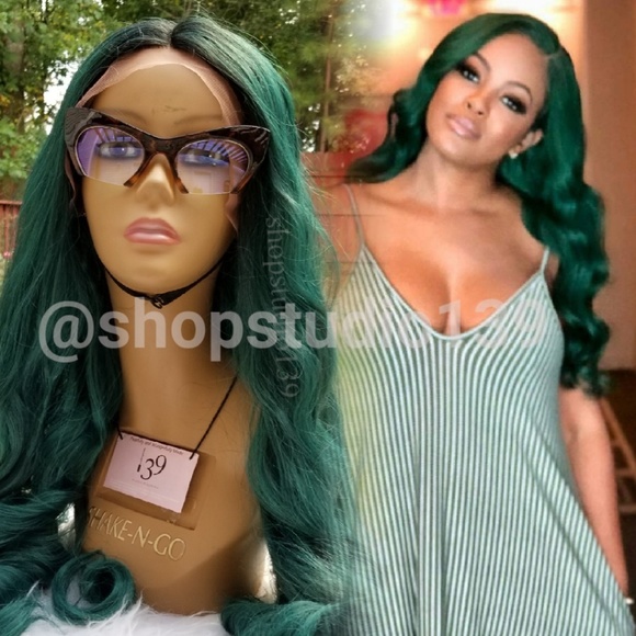 Sexy human hair curly lace front wig